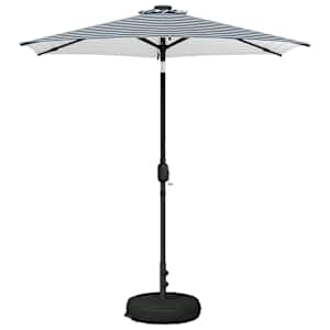 Zunanje senčilo z LED lučmi 230 x 230 cm Poliester