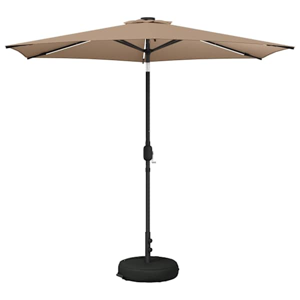 vidaXL Aedavarju LED-valguste ja alusega 270 x 270 cm Pol&uuml;ester
