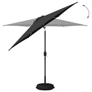 Zahradní slunečník s LED osvětlením a podstavcem 270 x 270 cm - obrázek 8