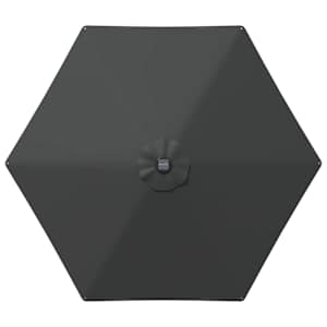 Zahradní slunečník s LED osvětlením a podstavcem 270 x 270 cm - obrázek 5