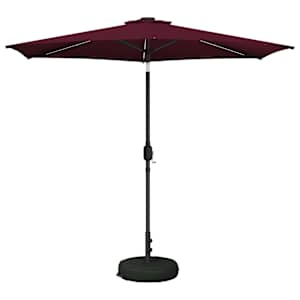 Zunanje senčilo z LED lučmi 270 x 270 cm Poliester