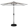 vidaXL Aedavarju LED-valguste ja alusega 270 x 270 cm Pol&uuml;ester