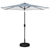 vidaXL Aedavarju LED-valguste ja alusega 270 x 270 cm Pol&uuml;ester