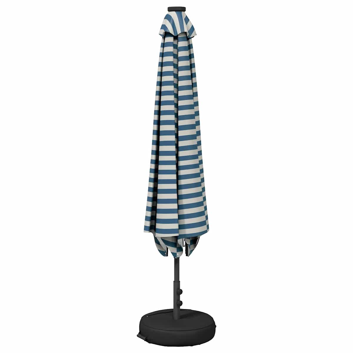 Haveparasol med LED lys og fod Polyester - Billede 3