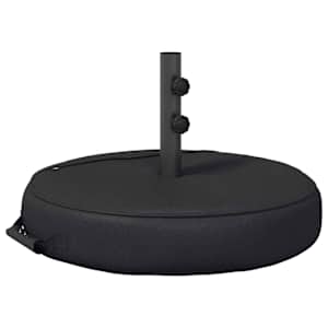 vidaXL Patio vihmavarju alus 53 x 53 x 40 cm Teras Must