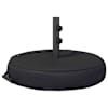 vidaXL Patio vihmavarju alus 60 x 60 cm Teras Must