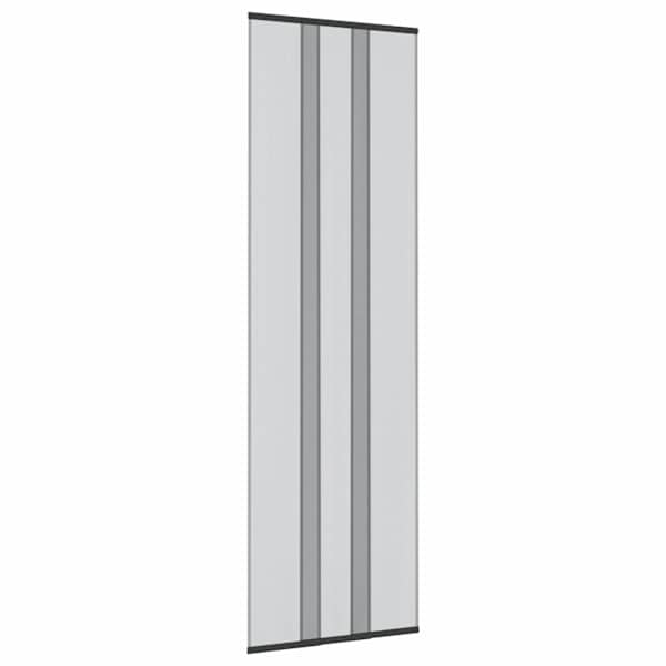 vidaXL Sissetungijate uksescreen v&otilde;rkkardina Must 70 x 220 cm