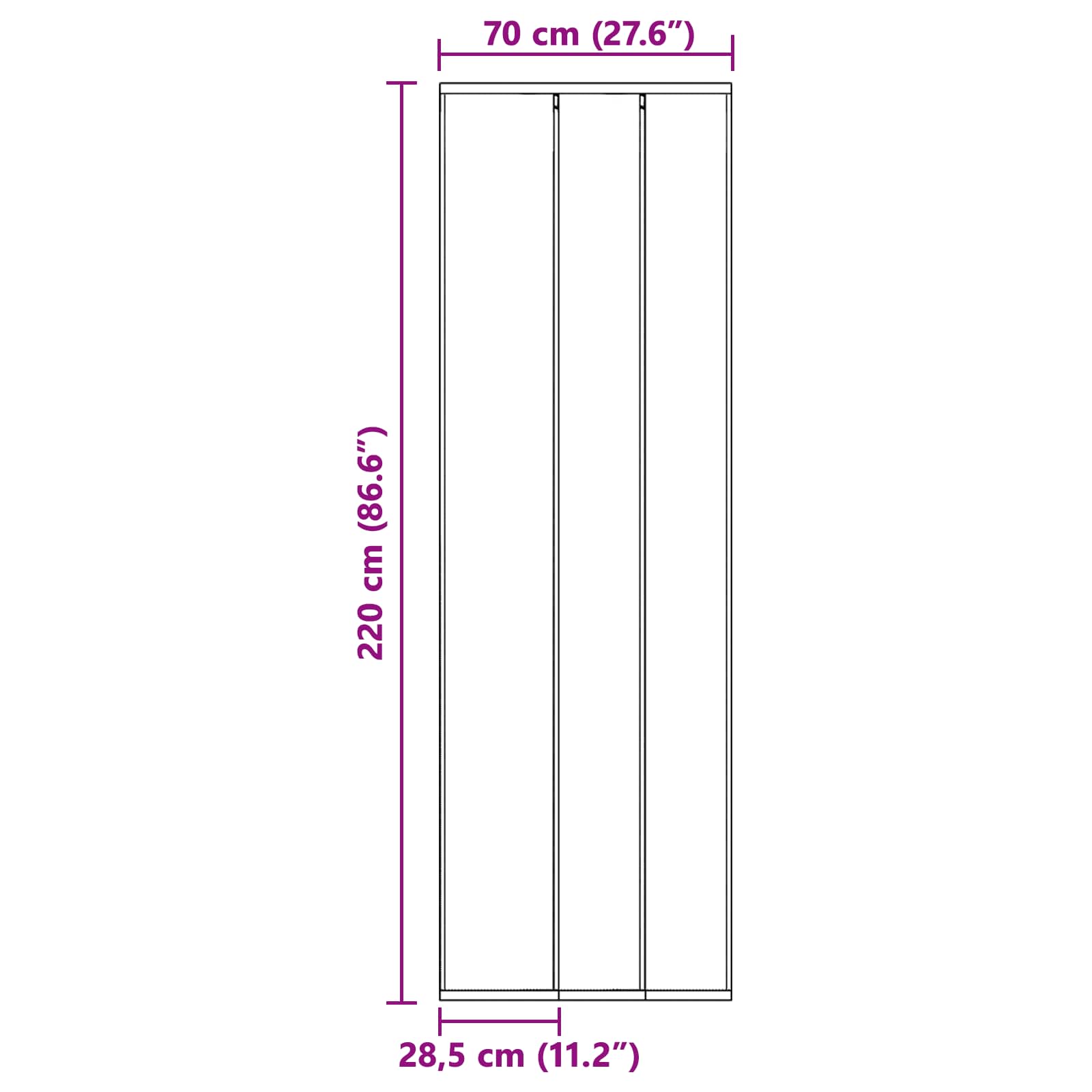 Insect deurenscherm met gaaskleed Zwart polyester image 7