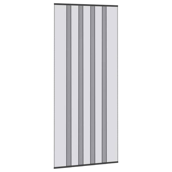 vidaXL Sissetungijate uksescreen v&otilde;rkkardina Must 110 x 240 cm