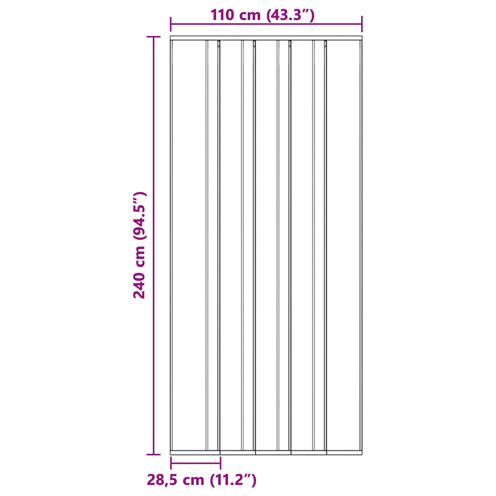 Insect deurenscherm met gaaskleed Zwart polyester image 7