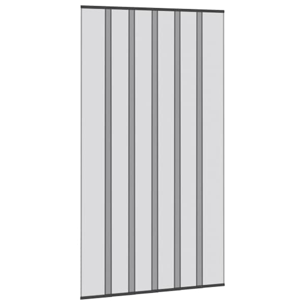vidaXL Sissetungijate uksescreen v&otilde;rkkardina Must 130 x 240 cm