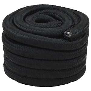 Rop za čoln Polno črna PP