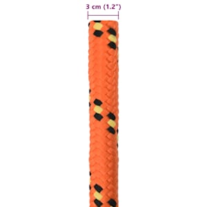Lano na loď 25 m 3 Oranžová PP - obrázek 7