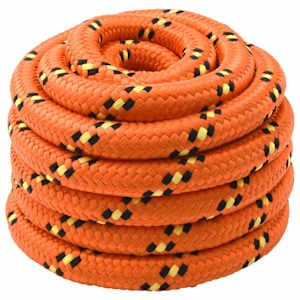 vidaXL Paadi k&ouml;is 3 mm 50 m Oranž
