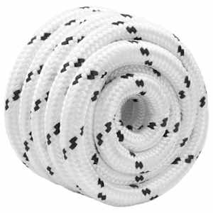 Lano na loď 2.5 mm 50 m Bílá Polyester - obrázek 3