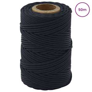 Lano na loď Královská modrá 50 m Polyester - obrázek 2
