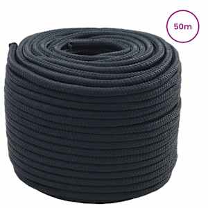 Lano na loď 5 mm 50 m Královská modrá Polyester - obrázek 2