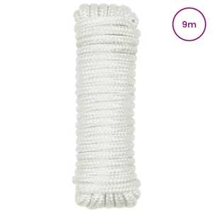 Lano na loď 9 m 1.2 Bílá Polyester - obrázek 2