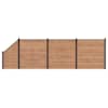 vidaXL Aia komplekt 4 tk 619 x 186 cm WPC ja Alumiinium Pruun