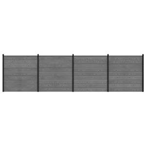 vidaXL Aia komplekt 699 x 186 cm WPC ja Alumiinium Hall