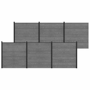 vidaXL Aia komplekt 1045 x 186 cm WPC ja Alumiinium Hall