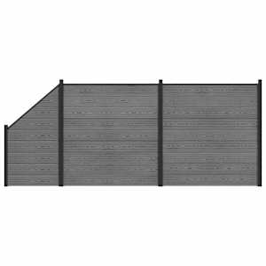 vidaXL Aia komplekt 446 x 186 cm WPC ja Alumiinium Hall