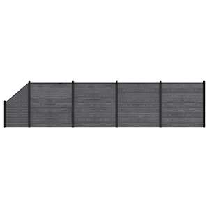 vidaXL Aia komplekt 5 tk 792 x 186 cm WPC ja Alumiinium Hall