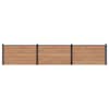 vidaXL Aia komplekt 3 tk 526 x 105 cm WPC ja Alumiinium Pruun