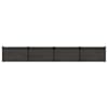 vidaXL Aia komplekt 4 tk 699 x 105 cm WPC ja Alumiinium Must