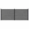 vidaXL Aiapaneel 2 tk 348 x 146 cm WPC ja Alumiinium Hall