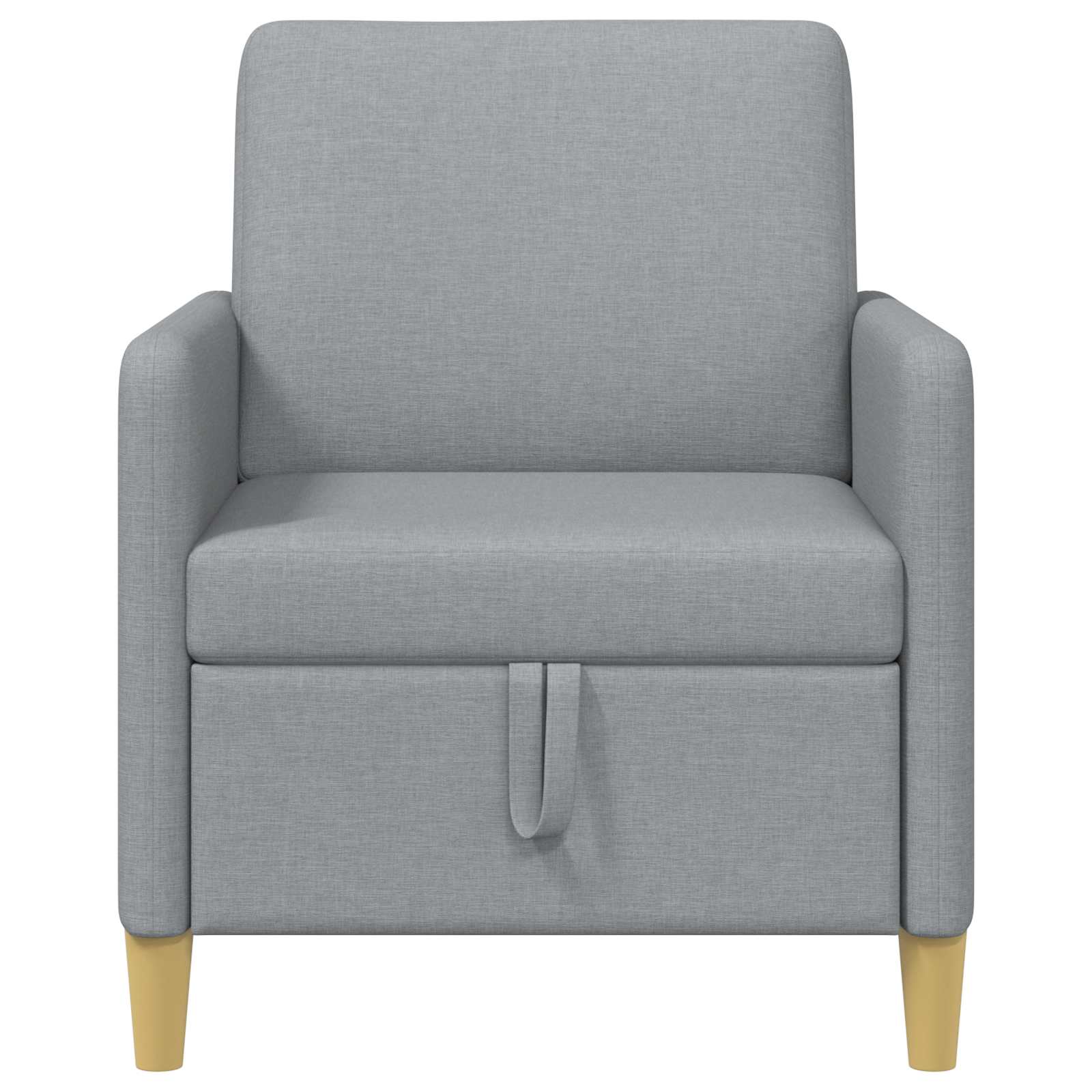 Sofa s shrambo Svetlo siva 72 x 78 x 87 cm Poliester - slika 5