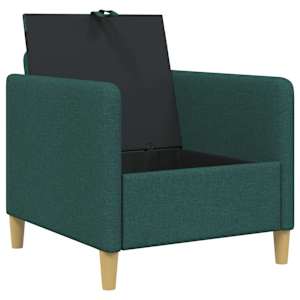 Sofa s úložným prostorem Tmavě zelená 72 x 78 x 87 cm Polyester - obrázek 4