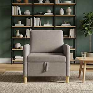 Sofa s úložným prostorem Taupe 72 x 78 x 87 cm Polyester - obrázek 3