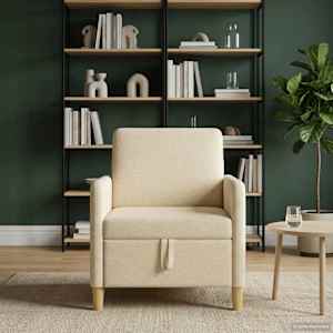 Sofa s shrambo Krem 72 x 78 x 87 cm Poliester
