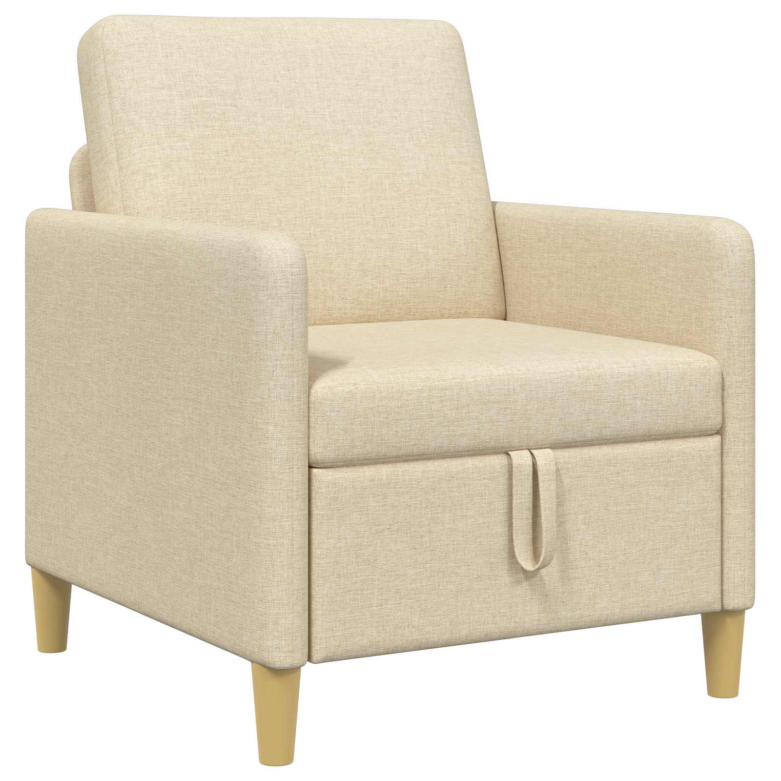 Sofa s shrambo Krem 72 x 78 x 87 cm Poliester - slika 2