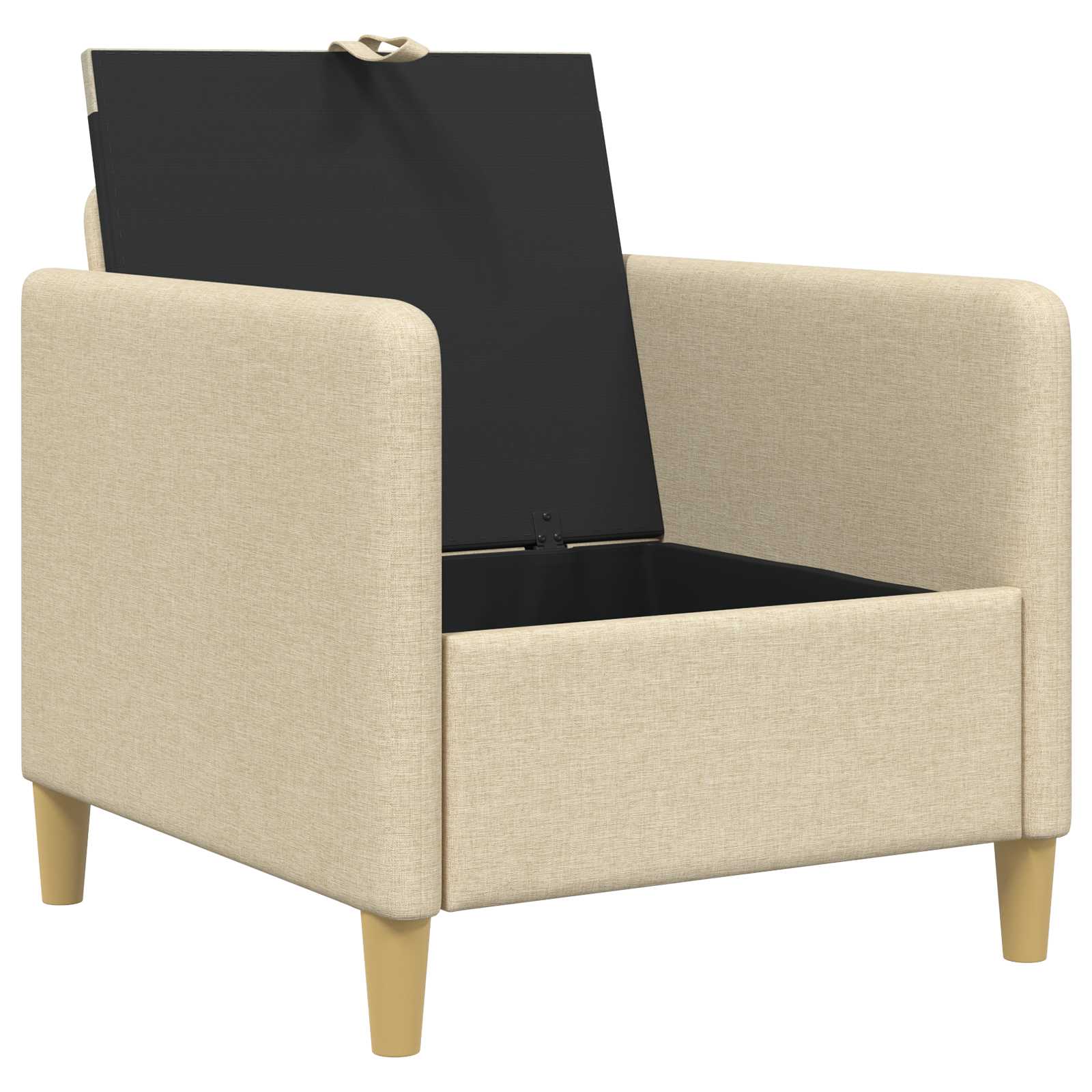 Sofa s shrambo Krem 72 x 78 x 87 cm Poliester - slika 4
