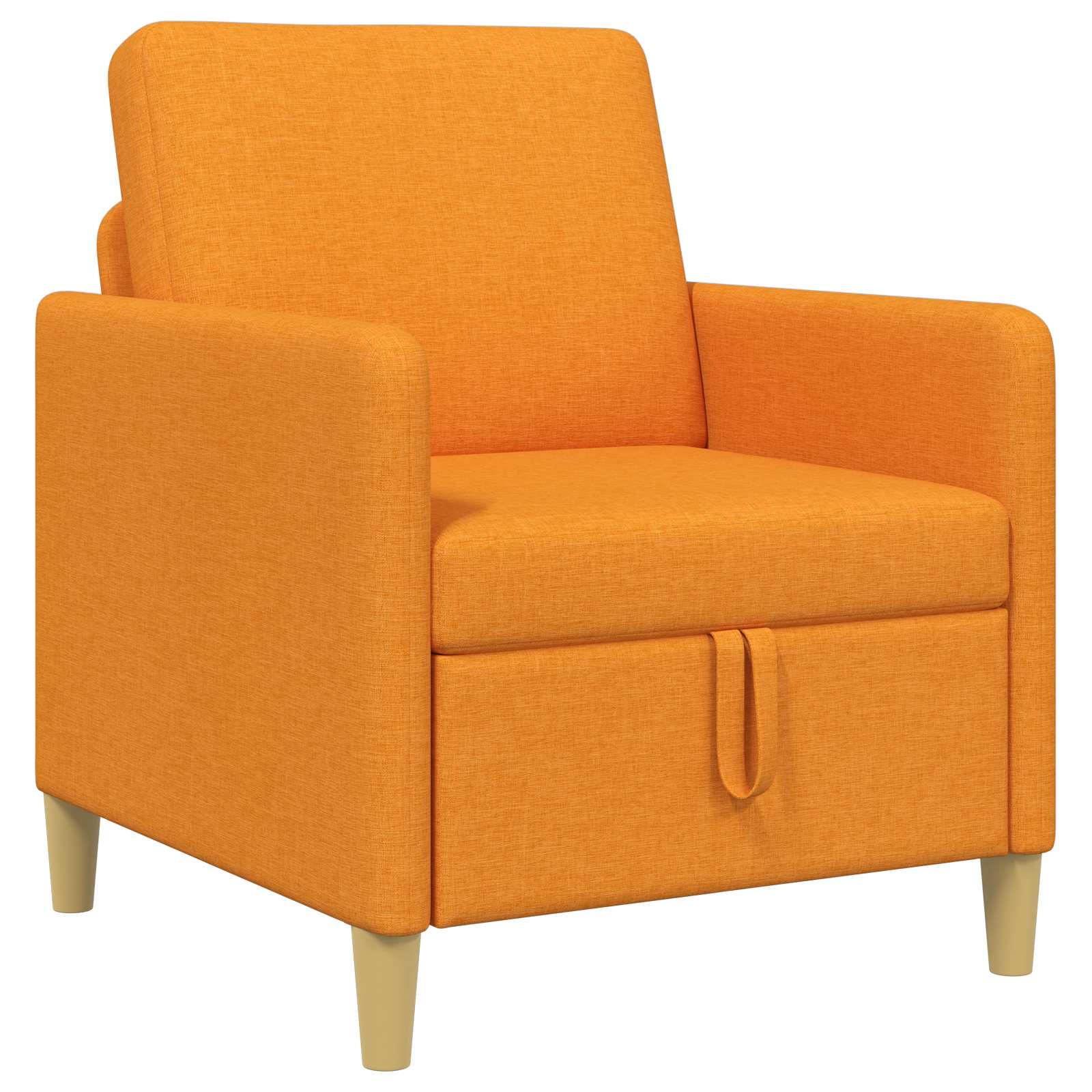 Sofa s shrambo Temno rumena 72 x 78 x 87 cm Poliester - slika 2