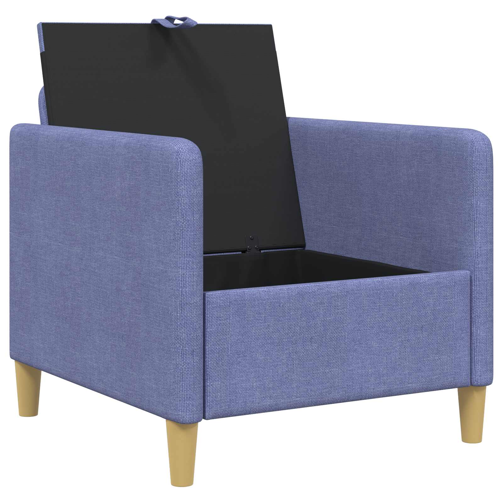 Sofa s shrambo Jeans modra 72 x 78 x 87 cm Poliester - slika 4