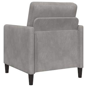 Sofa s úložným prostorem Světle šedá 72 x 78 x 87 cm Polyester - obrázek 6