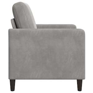 Sofa s úložným prostorem Světle šedá 72 x 78 x 87 cm Polyester - obrázek 5