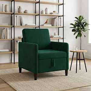 Sofa s shrambo Temno zelena 72 x 78 x 87 cm Poliester