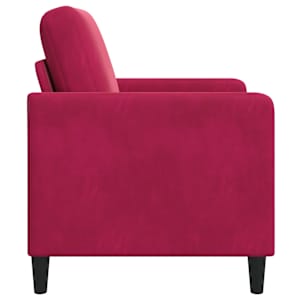 Sofa s úložným prostorem Víno Červené 72 x 78 x 87 cm Polyester - obrázek 5
