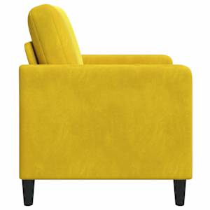 Sofa s úložným prostorem Žlutá 72 x 78 x 87 cm Polyester - obrázek 5
