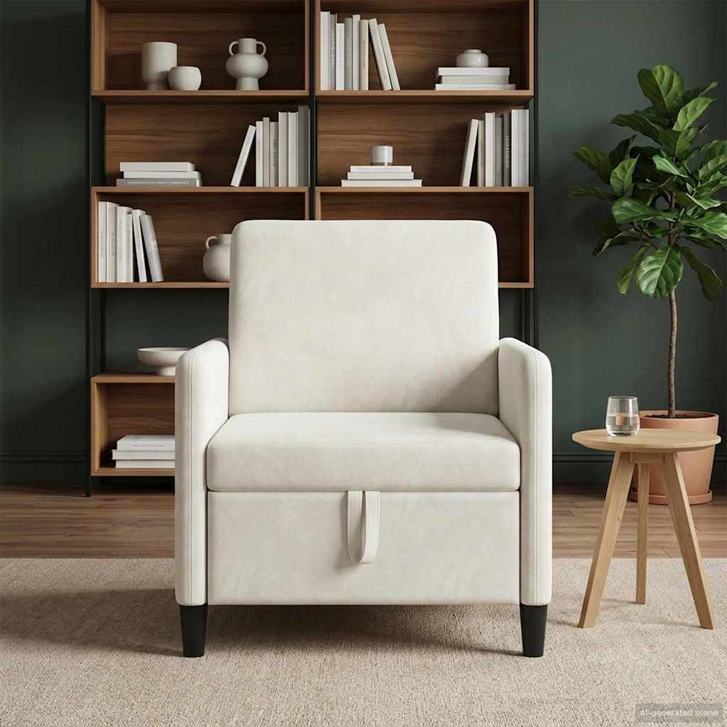 Sofa s shrambo Krem 72 x 78 x 87 cm Poliester