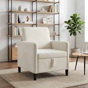 Sofa s úložným prostorem Krémová 72 x 78 x 87 cm Polyester - obrázek 3