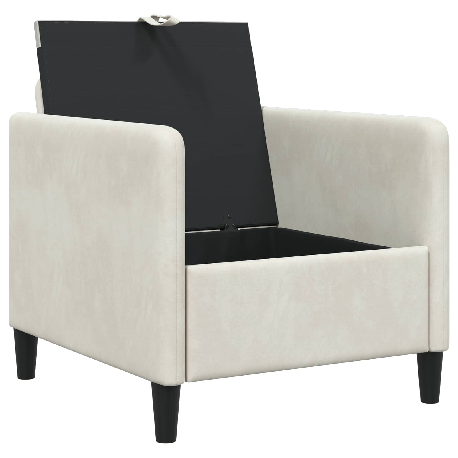 Sofa s shrambo Krem 72 x 78 x 87 cm Poliester - slika 4