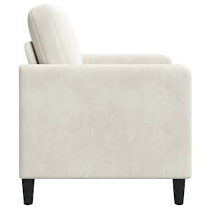 Sofa s úložným prostorem Krémová 72 x 78 x 87 cm Polyester - obrázek 5
