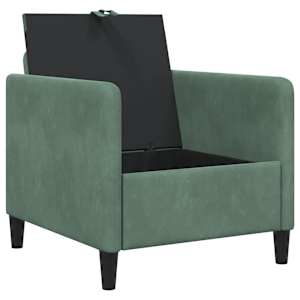 Sofa s úložným prostorem Mořská zelená 72 x 78 x 87 cm - obrázek 4