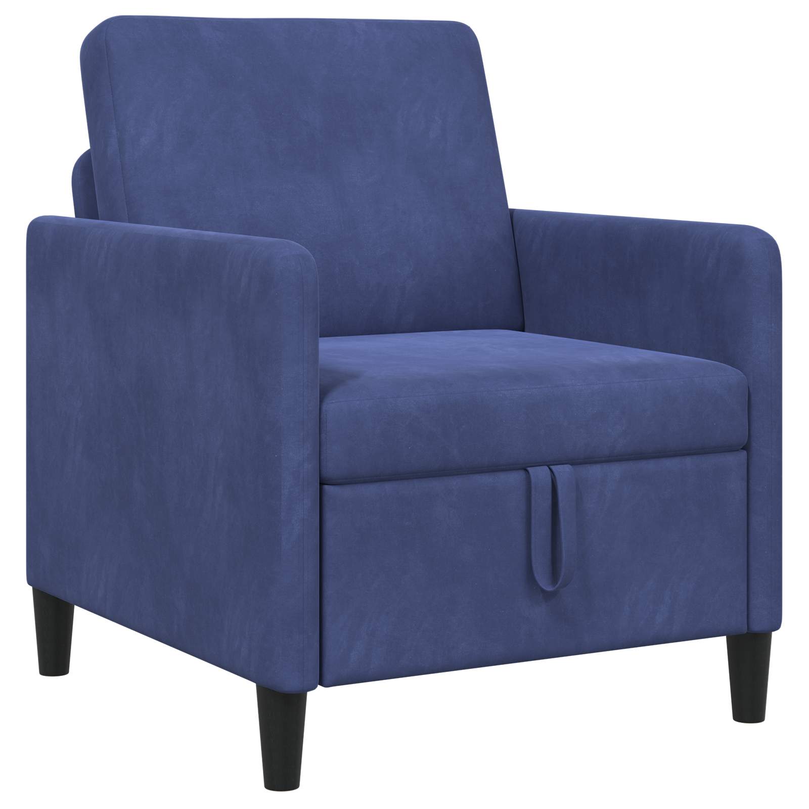 Sofa s shrambo Policijska modra 72 x 78 x 87 cm Poliester - slika 2