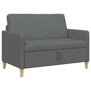 Sofa s úložným prostorem Tmavě šedá 122 x 78 x 87 cm Polyester - obrázek 2